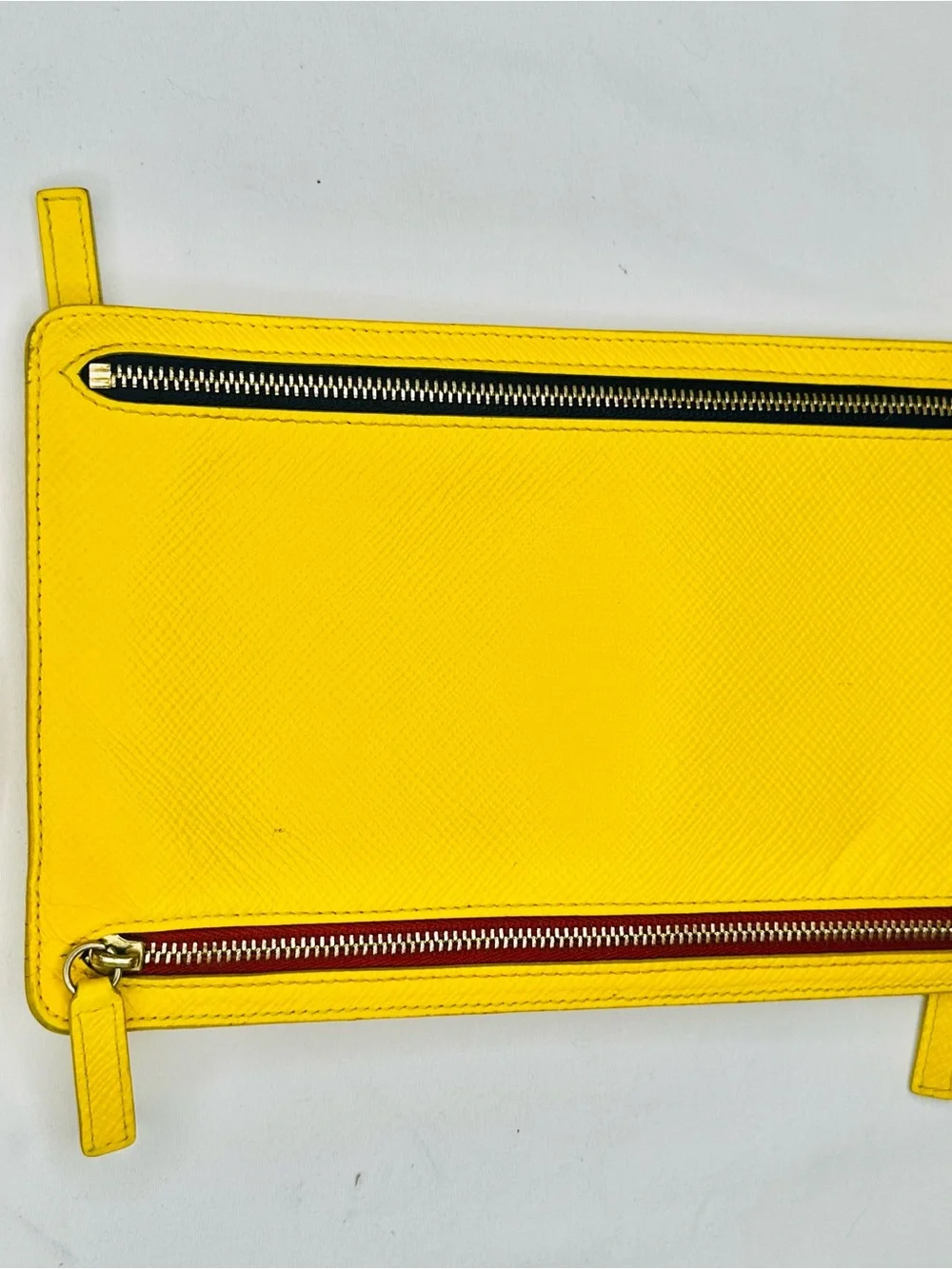 Smythson Panama Leather Multi-Zip Currency Case